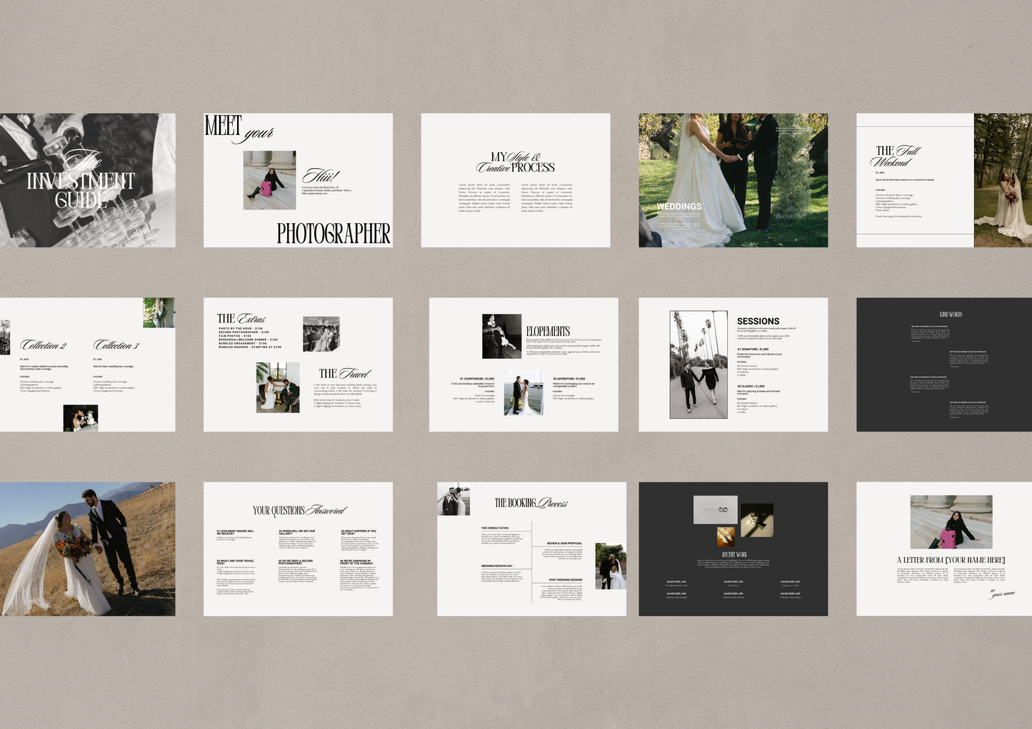 Pricing Guide Template | 15 Pages | Canva Editable