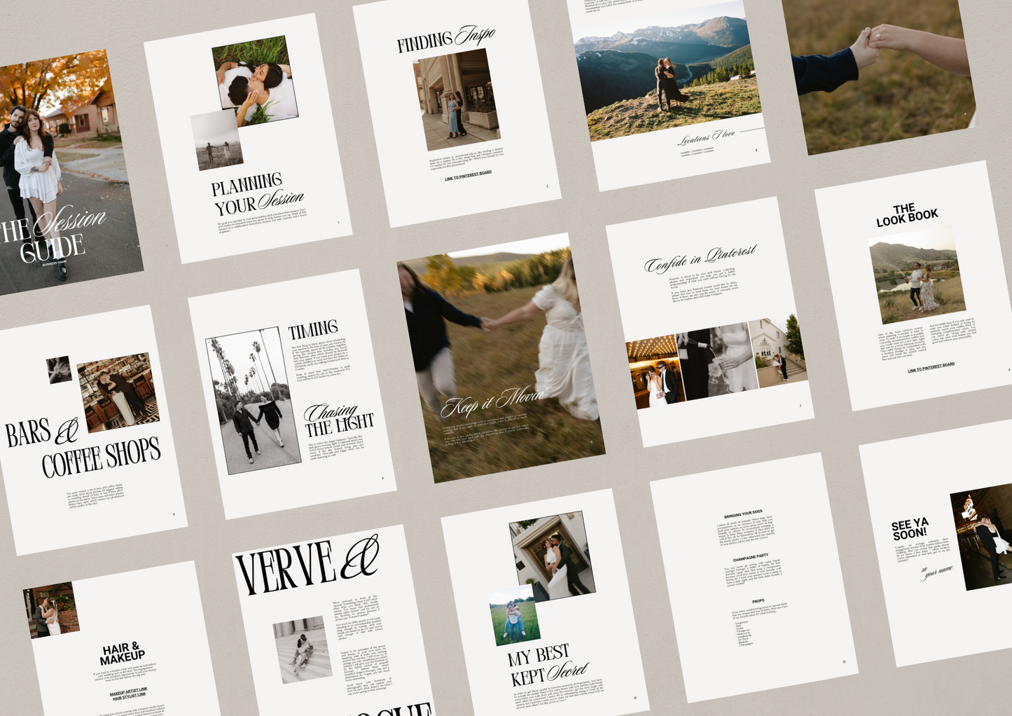 Session Guide Template | 15 Pages | Canva Editable